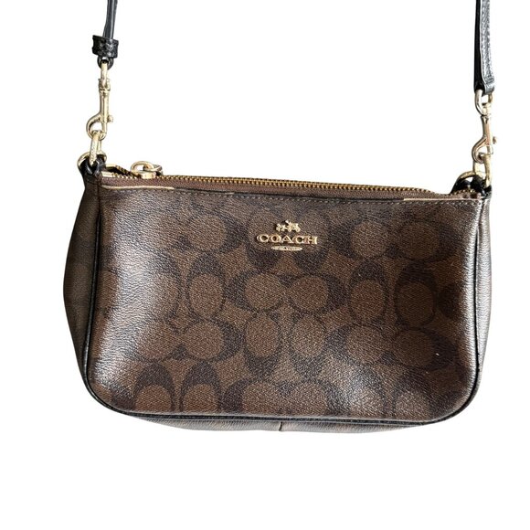 Coach Handbag/Crossbody Nolita? F36674 Brown Signature - Picture 1 of 14